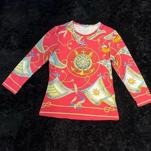 Equestrian Print Catalina Cloth